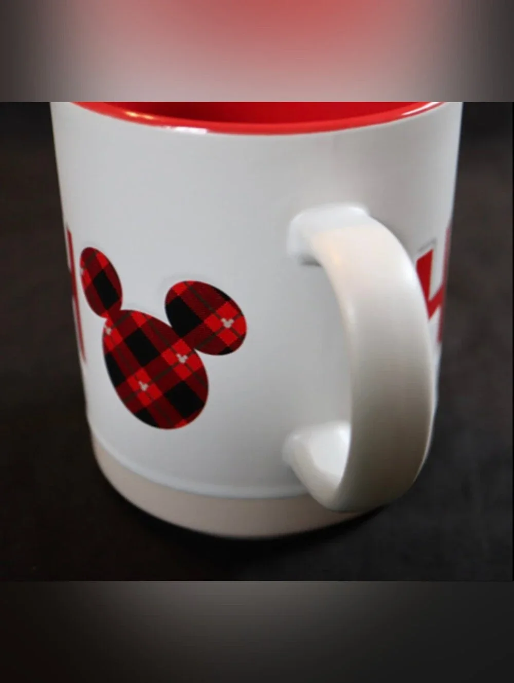 Disney Stoneware 20oz Mickey Christmas Ho~Ho~Ho Coffee Mug Zrike Brand